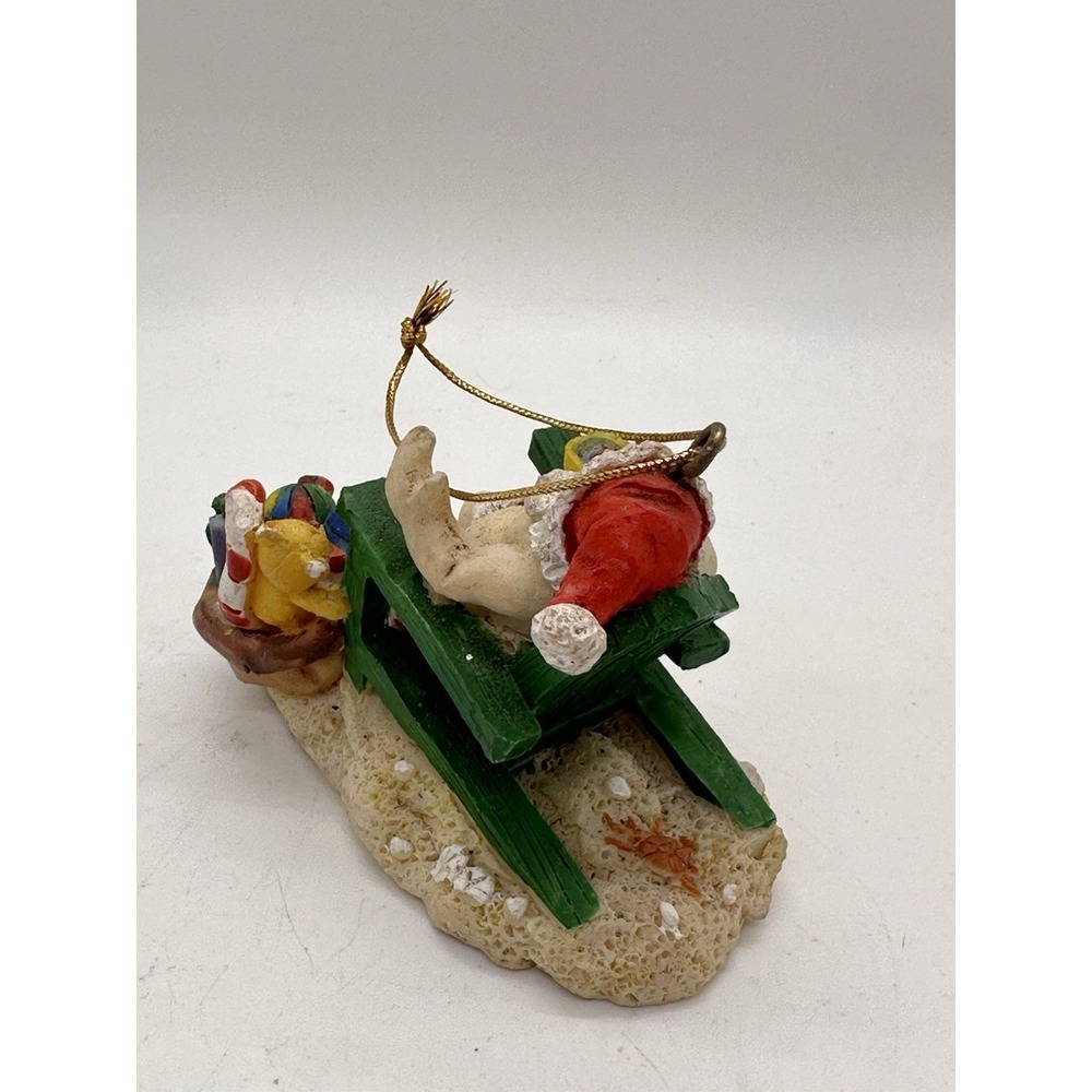 Seaside Santa by ERCO Beach Santa Ornament Sunglasses Florida Coastal‎ - Picture 4 of 7
